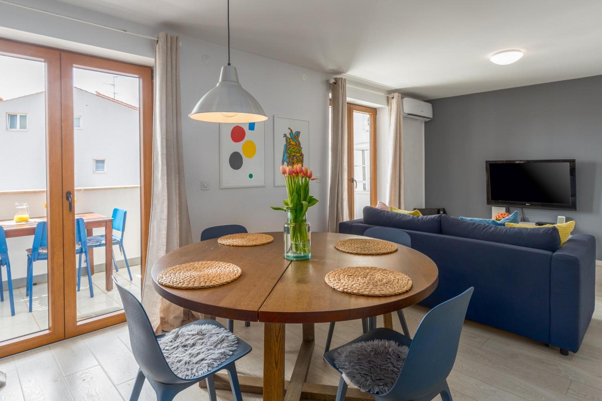 Apartment Blu Porec Bagian luar foto